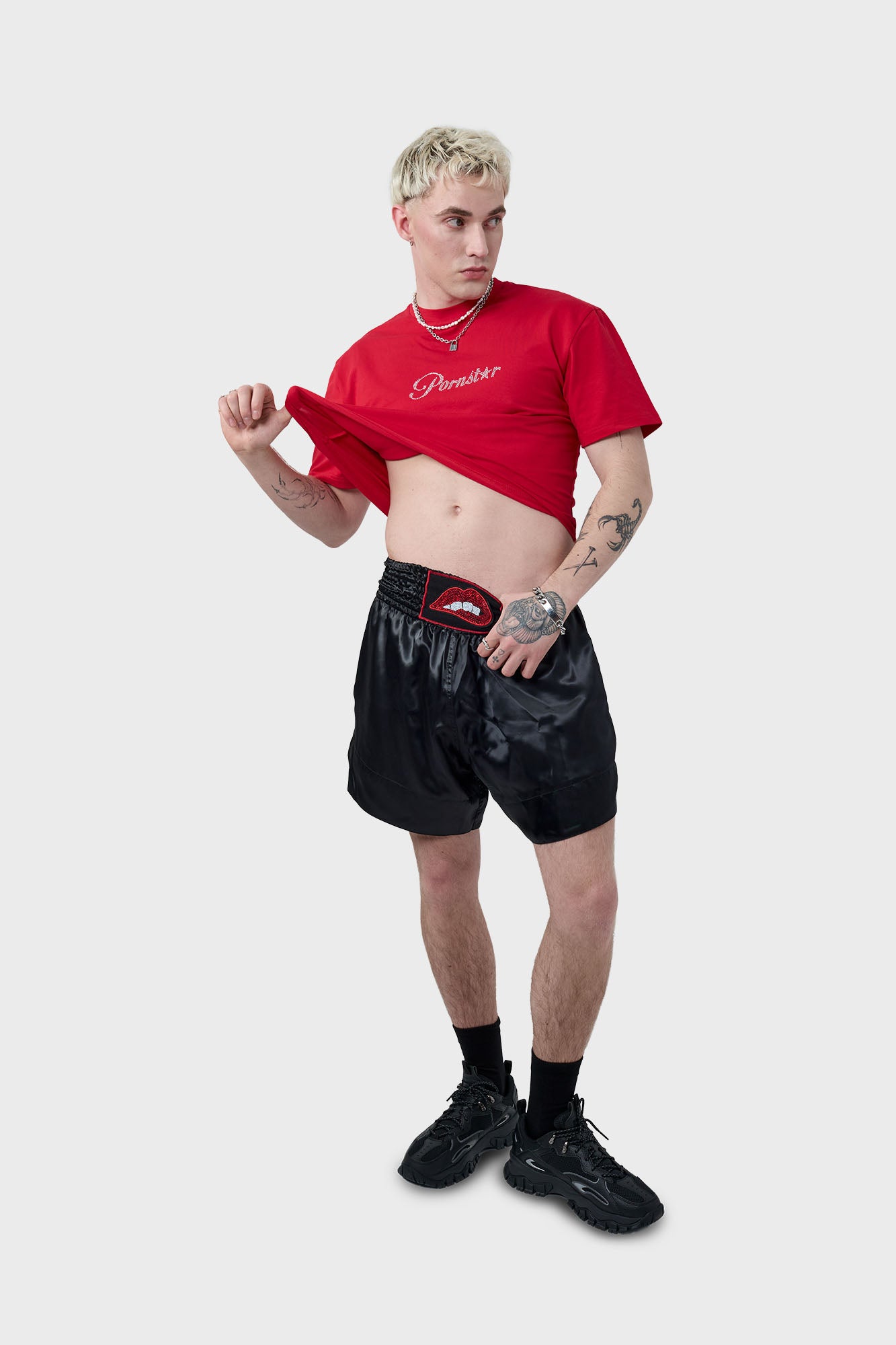 Pornstar crop t-shirt