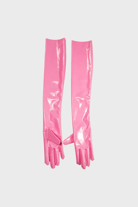 Pink gloves