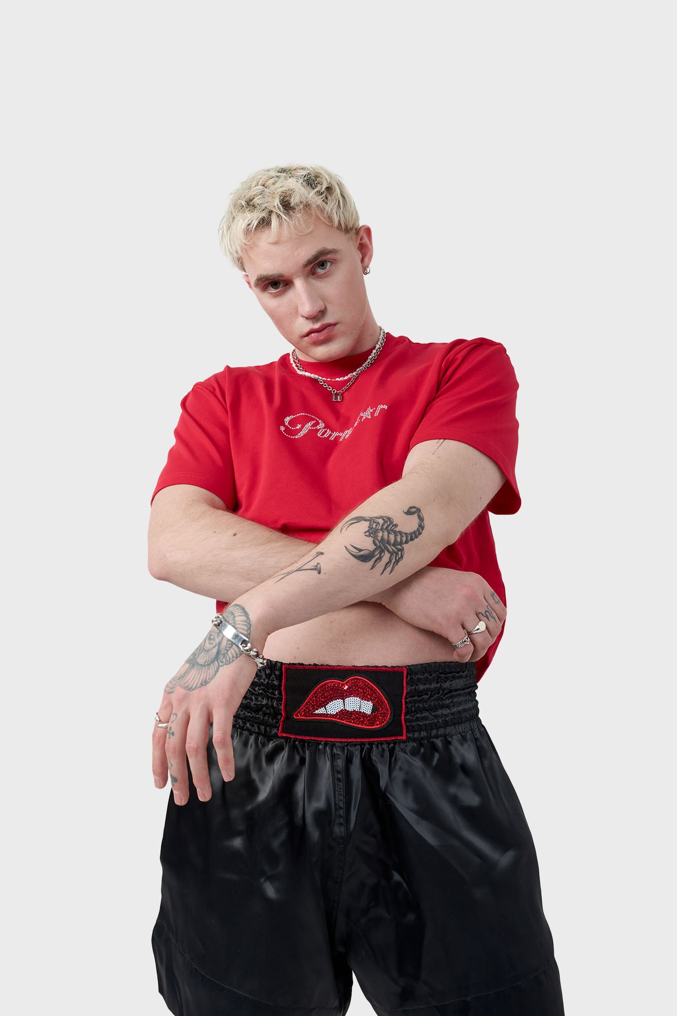 Pornstar crop t-shirt