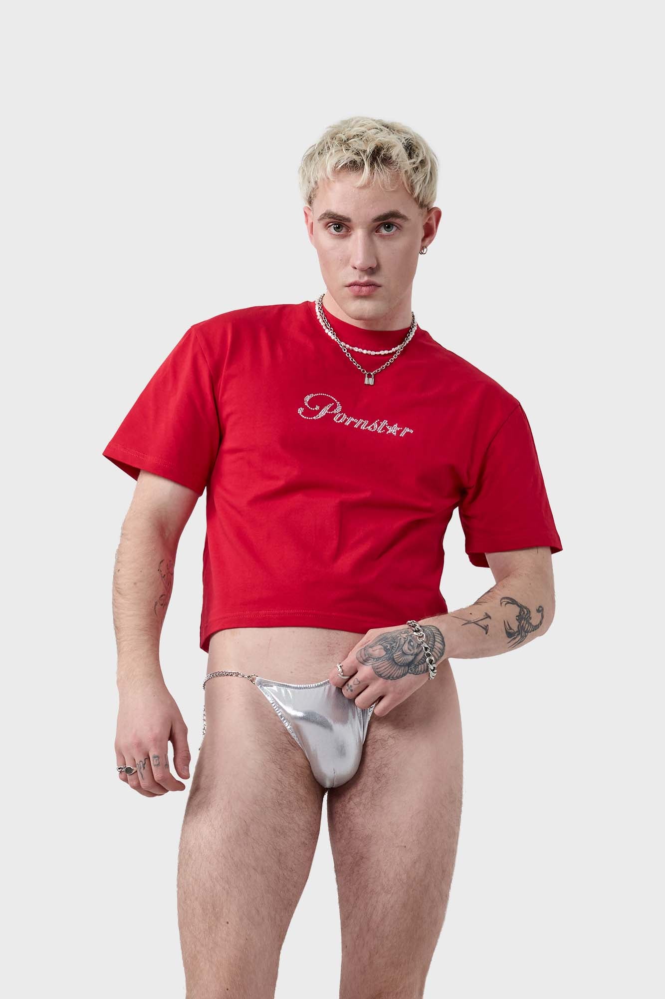 Pornstar crop t-shirt