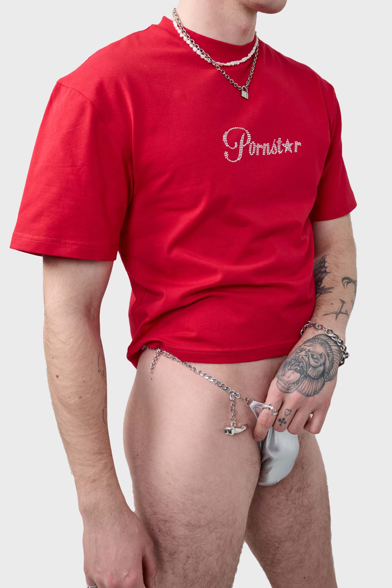 Pornstar crop t-shirt