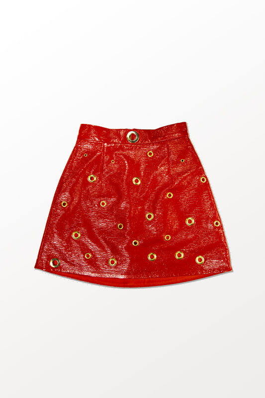 Red twin skirt