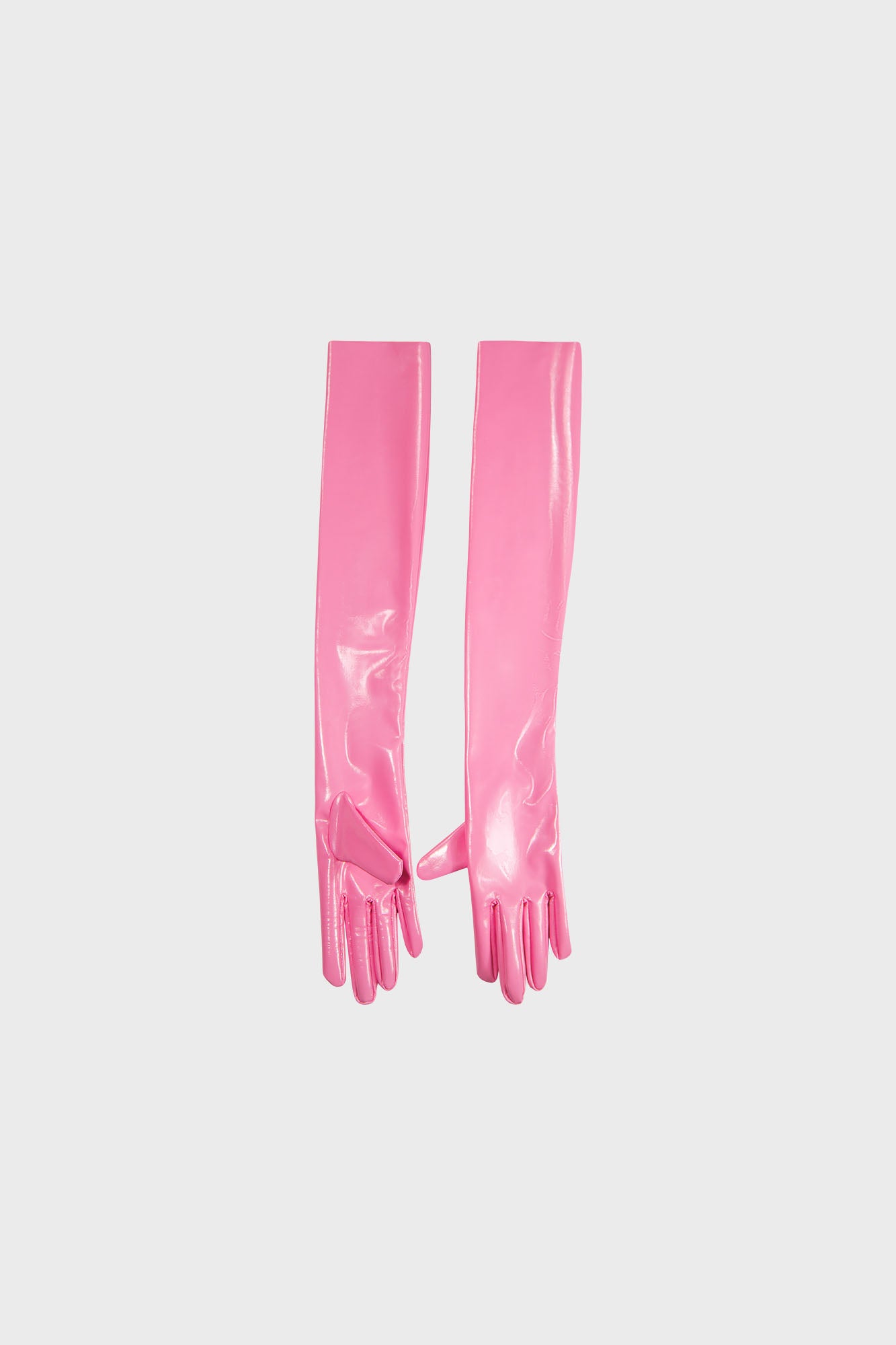 Pink opera gloves