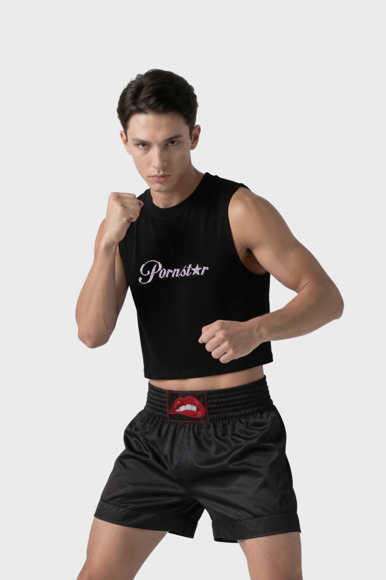 Pornstar crop tank top