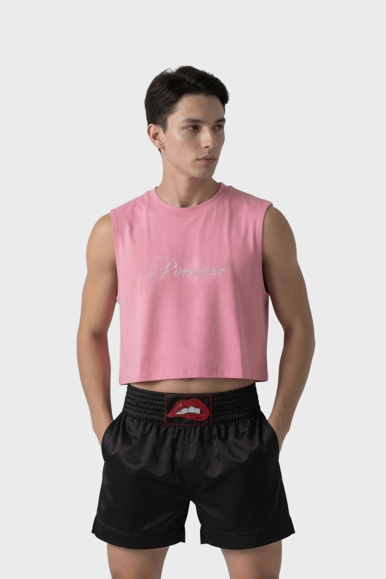 Pornstar crop tank top